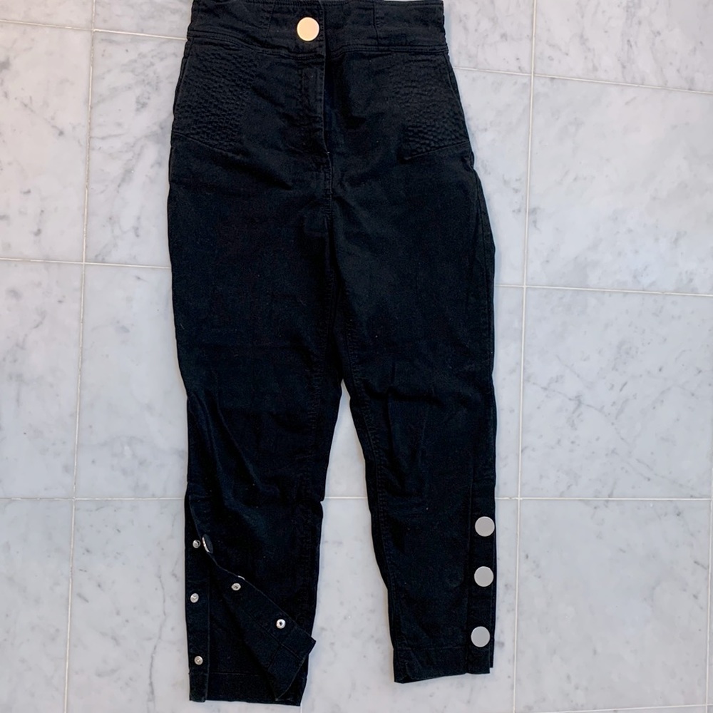 Zara unique black jeans / pants.